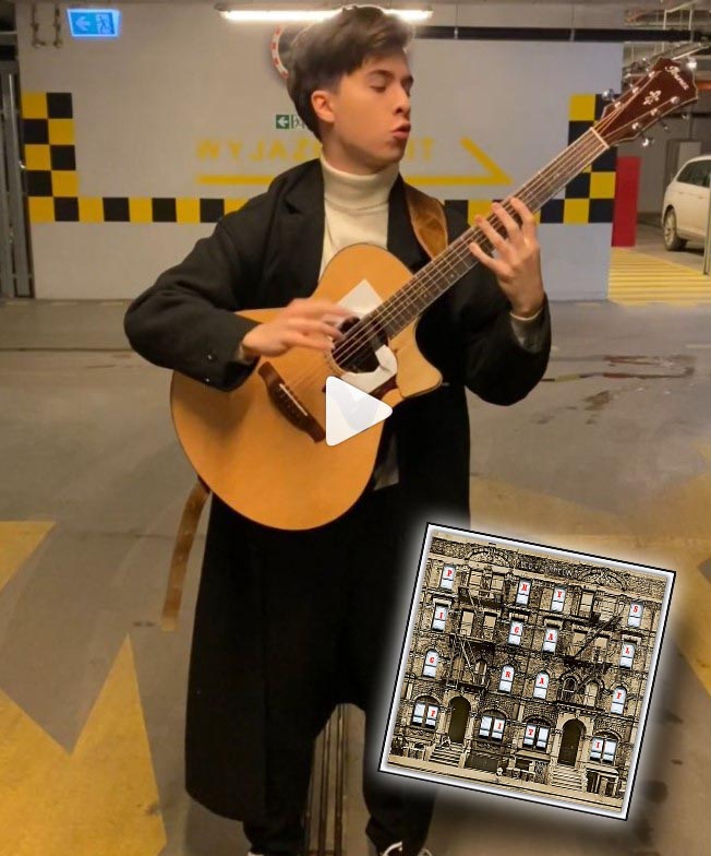 Led Zeppelin’s Kashmir "Must See TV" Polish Guitar Virtuoso Marcin